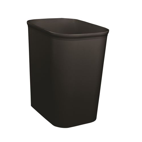 Resistente al Fuego, Cesto de Basura de 14 Cuartos, Negro